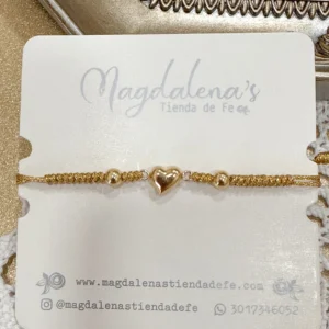 Pulsera Love Oro Laminado