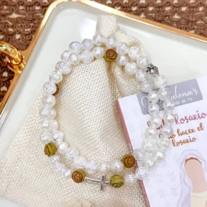 Camándula Elástica Corazón de Jesús y Maria