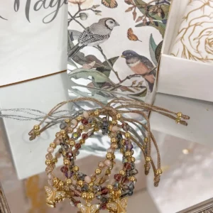 Pulsera en hilo de ángel.